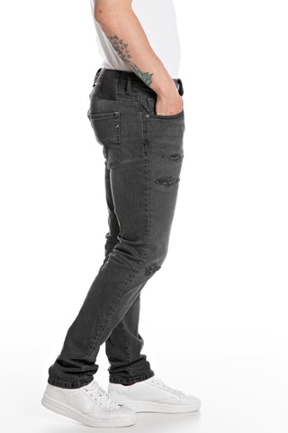 Calças de ganga Tapered Slim Mickym - Cinzento