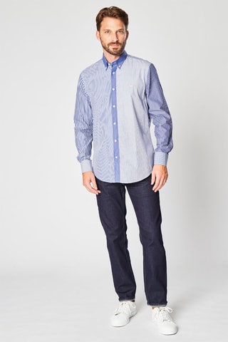 Camisa às riscas Azul-marinho e branco - Harmont & Blaine