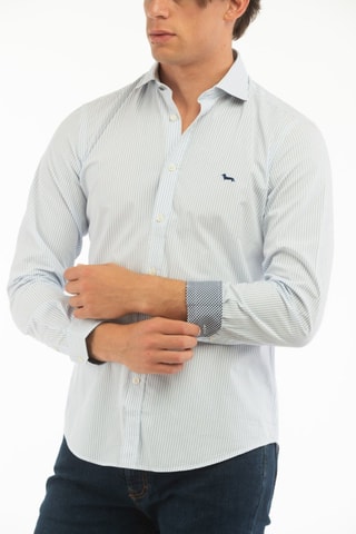 Chemise - Bleu -  Harmont & Blaine