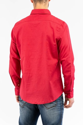 Camisa em linho - Vermelho