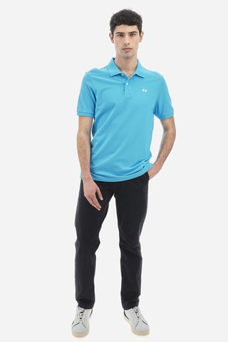Polo regular - Azul-claro