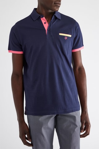 Polo - Azul-noite - Harmont & Blaine Jeans