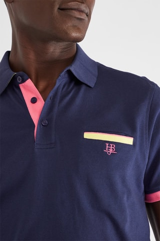 Polo - Azul-noite - Harmont & Blaine Jeans