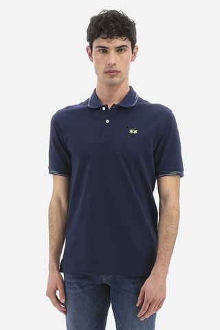 Polo regular - Azul-marinho