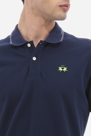 Polo regular - Azul-marinho