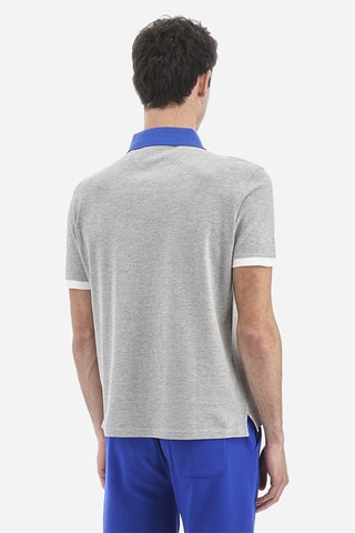 Polo regular - Cinzento mesclado