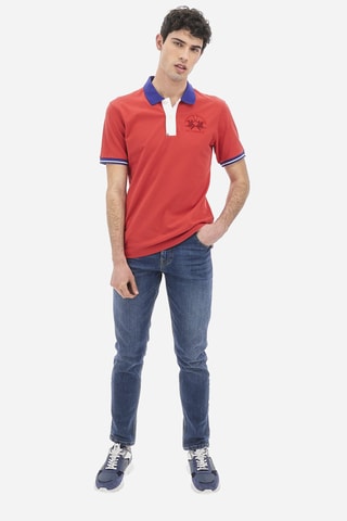 Polo slim - Vermelho
