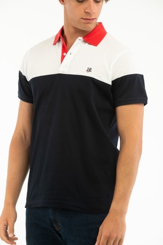 Polo - Azul e branco -  Harmont & Blaine Jeans