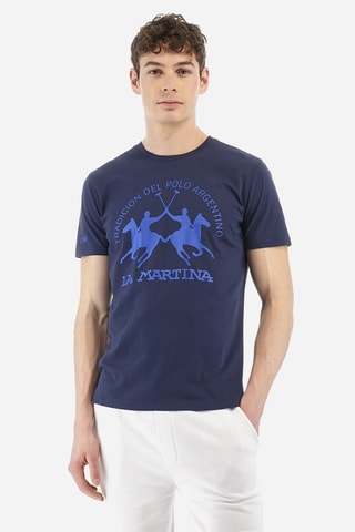 T-shirt regular - Azul-marinho