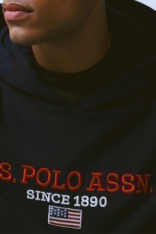 Sweat com capuz - Azul-marinho