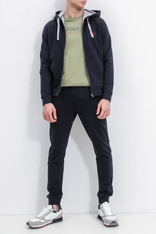 Sweat com capuz - Azul-marinho
