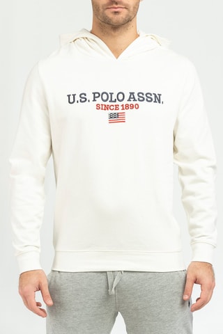 Sweat com capuz - Branco