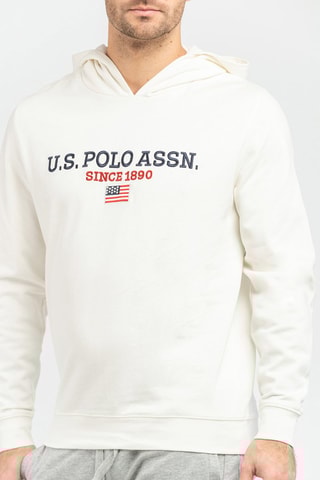 Sweat com capuz - Branco