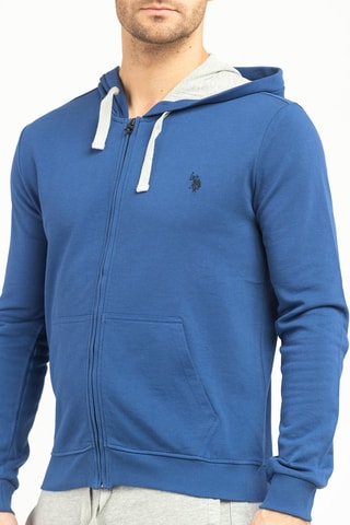 Sweat com capuz Azul