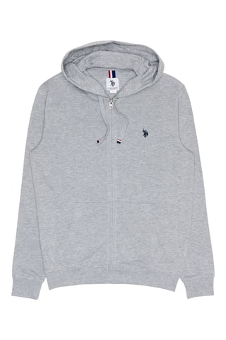 Sweat com capuz - Cinzento
