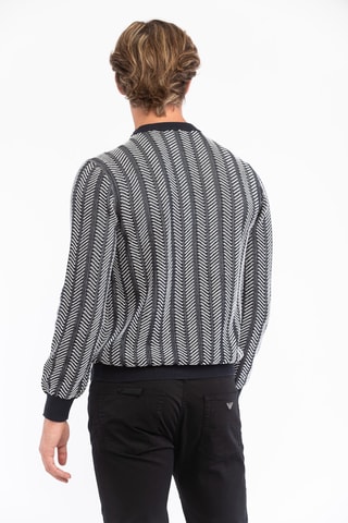 Camisola - Azul-marinho e branco - Emporio Armani