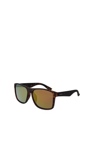Zonnebril Heren - Zwart Spiegelende Glazen - Categorie 3 - Bruin