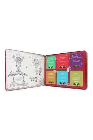 Boîte métalique Holiday 36 sachets thés et infusions - 54 g