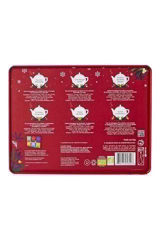 Boîte métalique Holiday 36 sachets thés et infusions - 54 g