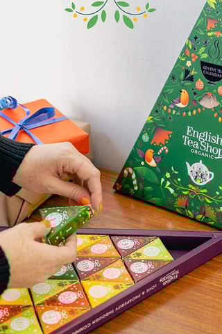 Calendrier de l'avent triangle vert - 50 g