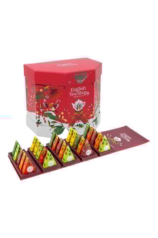 Calendrier de l'avent à dérouler 25 sachets pyramides - 50 g