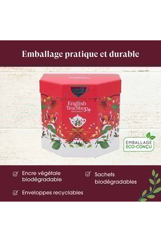 Calendrier de l'avent à dérouler 25 sachets pyramides - 50 g