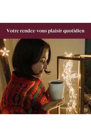 Calendrier de l'avent à dérouler 25 sachets pyramides - 50 g