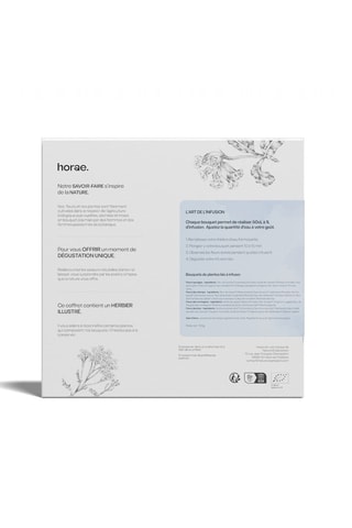 Coffret de bouquets à infuser bio - 8 bouquets - Plantes, fleurs, herbes