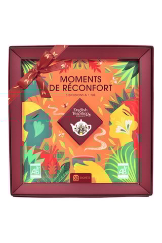 Coffret cadeau infusions et thé moments de réconfort bio - 580 g