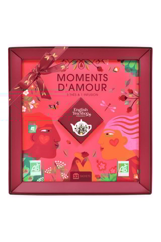 Coffret cadeau de thés moments d’amour bio - 580 g