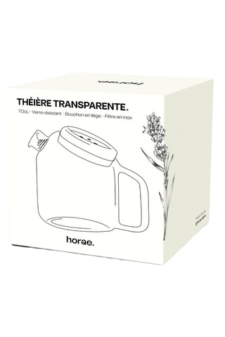 Théière en verre borosilicate - 700 ml