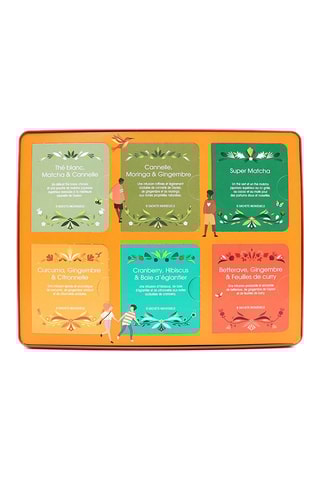 Coffret cadeau infusions et thé super goodness bio - 61,5 g