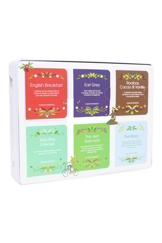 Coffret cadeau de thés et infusions luxury bio 36 sachets - 61,5 g