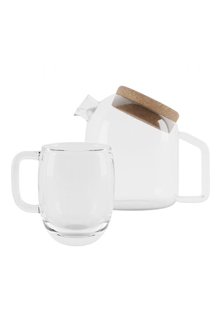 Service en verre borosilicate - 2 pièces