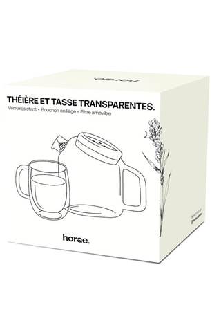 Service en verre borosilicate - 2 pièces