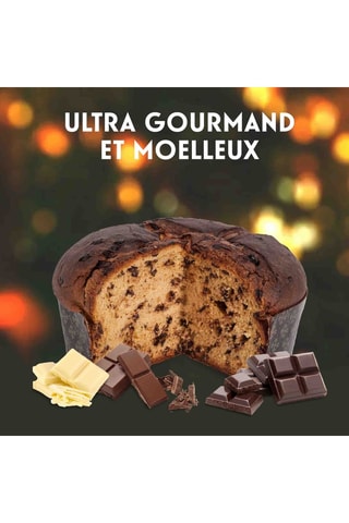 Panettone trois chocolats - 750 g