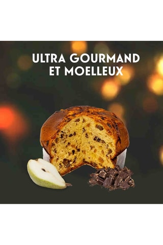 Panettone poires & chocolat - 750 g