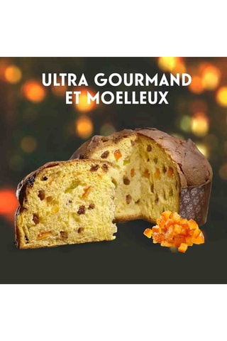 Panettone traditionnel boîte métal voyage en Sicile bio - Agrumes - 750 g