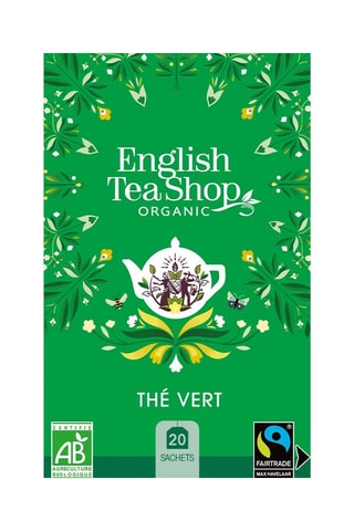 6 x Thé vert bio - 20 sachets - Herbe fraîche