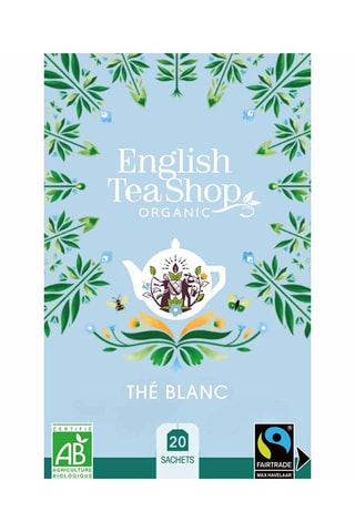 6 x Thé blanc bio - 20 sachets - Citron