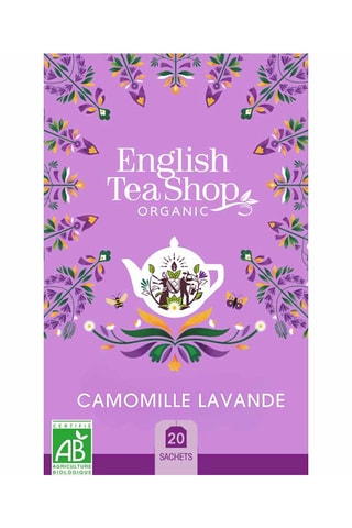 6 x Infusion camomille lavande bio - 20 sachets