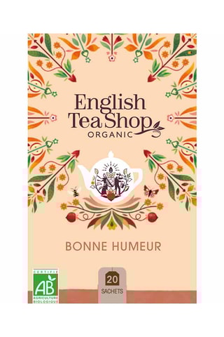 6 x Infusion happy me bio - Citronnelle, pomme, gingembre, orange, cardamome, coriandre, cannelle, clou de girofle - 20 sachets