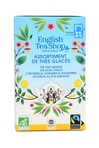 6 x Assortiment de thés glacés bio 20 sachets - 45 g