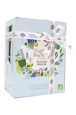 2 x Coffret cadeau de thés et infusions prismes bien-être bio - 24 g