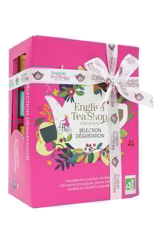 2 x Coffret cadeau de thés et infusions prismes dégustation bio 12 sachets - 240 g