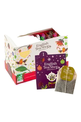 2 x Calendrier de l'avent à cartes blanc 25 sachets - 50 g