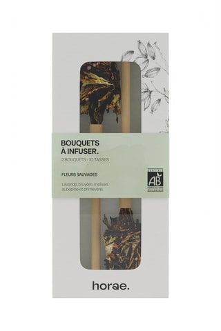 4 x Bouquet à infuser fleurs sauvages bio - 2 bouquets