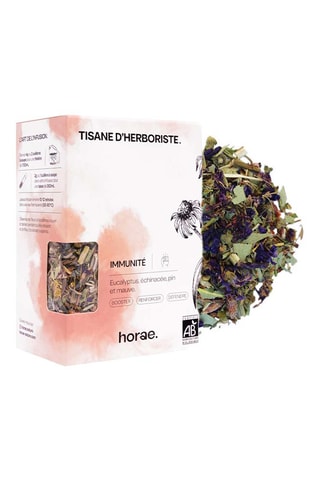2 x Tisane d'herboriste immunité bio - Eucalyptus, échinacée, pin, mauve - 50 g