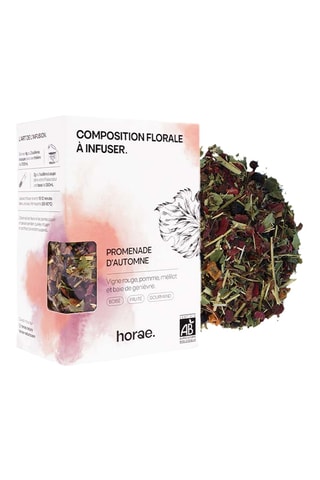 3 x Composition florale à infuser promenade d'automne bio - Fruité et épicé - 50 g