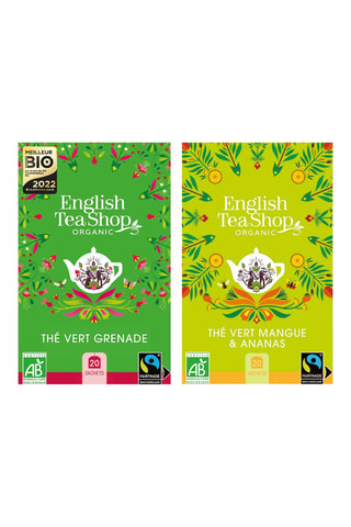 Assortiment thés verts fruités